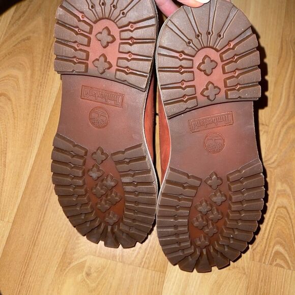 Red Suede Black Leather TIMBERLAND Boots Red Suede Black Leather TIMBERL… - Picture 5 of 16